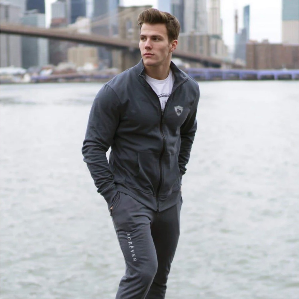 LEOREVER AMERICAN COTTON FLEECE JACKET SIZE XS FOR MEN